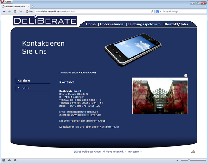 Website Deliberate