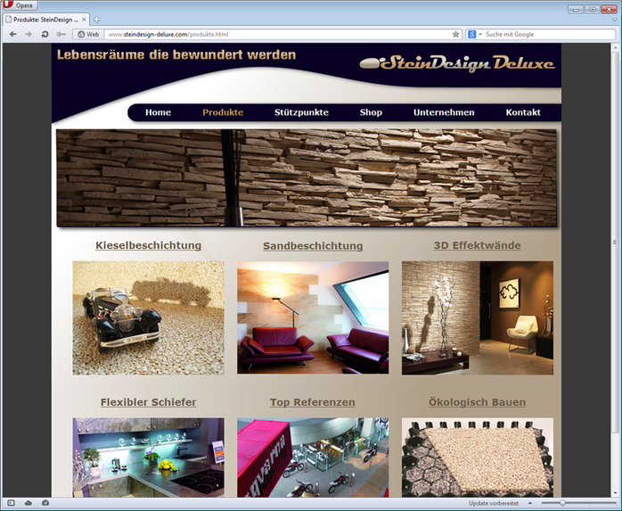 Website SteinDesign Deluxe